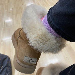 UGG Boots w/furry rim